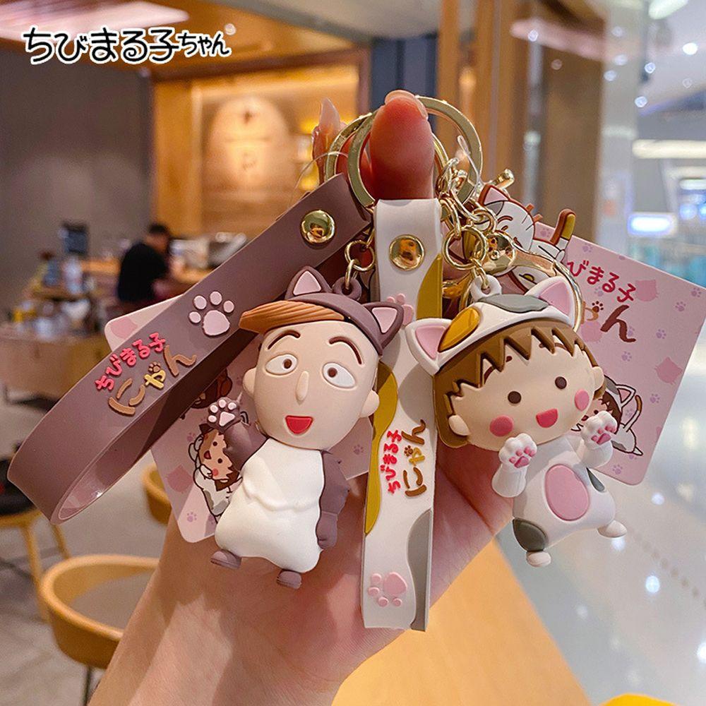 LANFY Móc Khóa Hình Búp Bê Maruko-Chan Dễ Thương