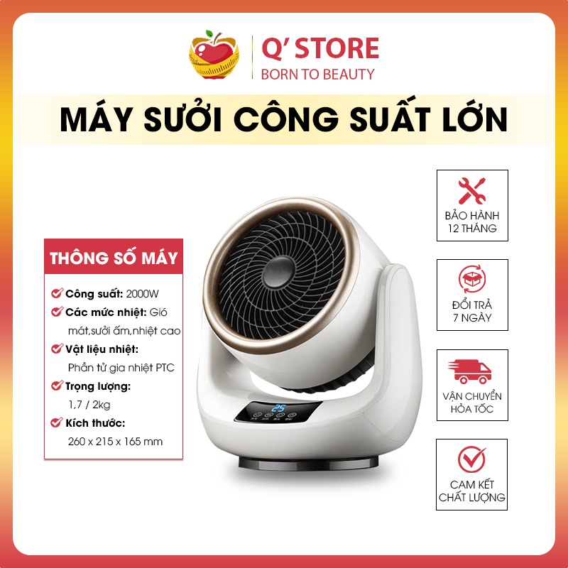 Quạt Sưởi Công Suất Lớn, Máy Sưởi Đa Năng, Tạo Ẩm, Nhiều Loại Mẫu Mã Phù Hợp Với Mọi Nhà BH [6 Tháng]