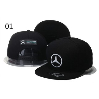 Mũ Lưỡi Trai Thêu Logo Mercedes Benz Lewis Hamilton 1