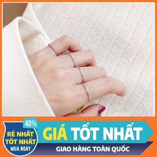Nhẫn trơn nữ Bạc Ta 💛- Vàng Bạc Trang Quỳnh❤️ chuyên phụ kiên trang sức bạc