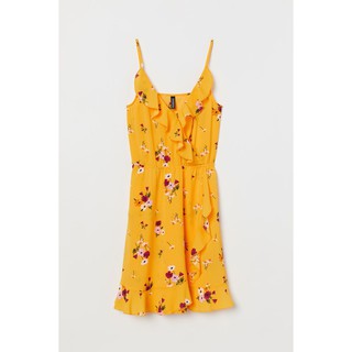 Váy 2 dây hoa vàng 2US, 4US HM H&M_hàng chính hãng Mỹ
