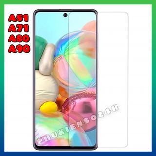 Cường lực Samsung Galaxy A51 / A71 / A80 / A90 5G trong suốt ( không full màn ) tặng keo chống hở mép