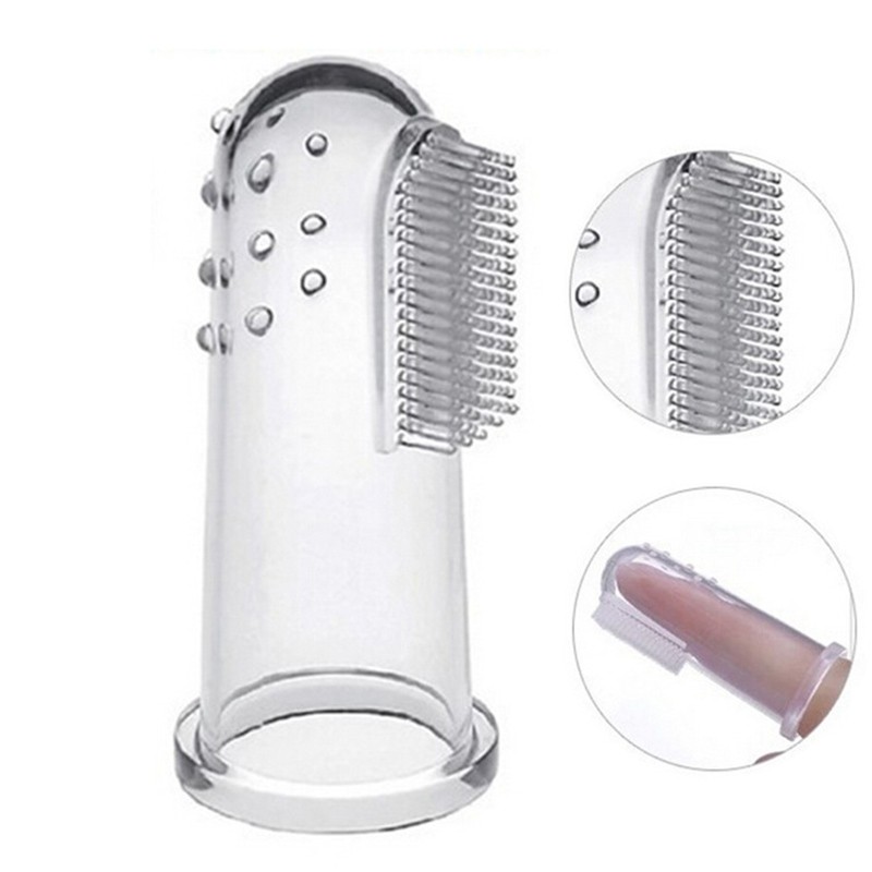 Bàn chải đánh răng bằng ngón tay không có hộp/ có hộp