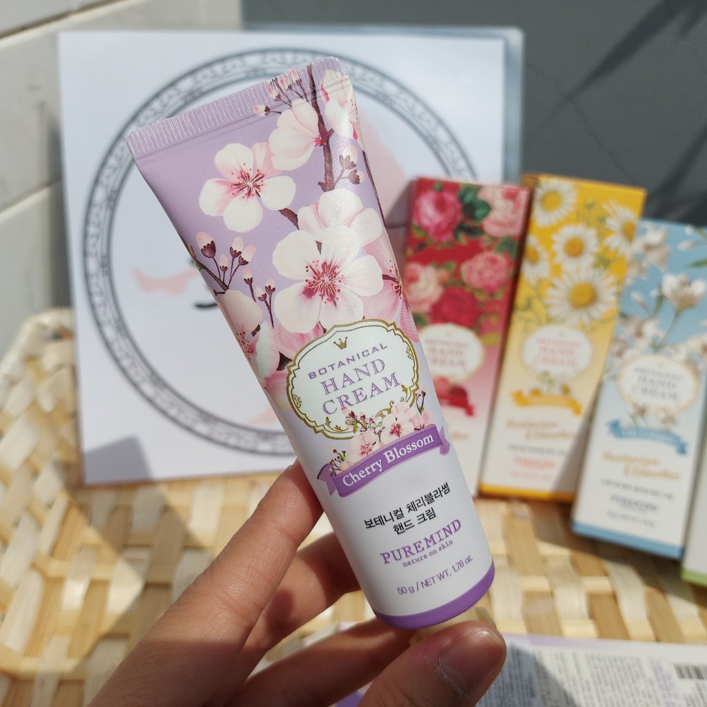 Kem Dưỡng Da Tay Chiết Xuất Thiên Nhiên PureMind Botanical Hand Cream 50g LOVESKINCARE VN