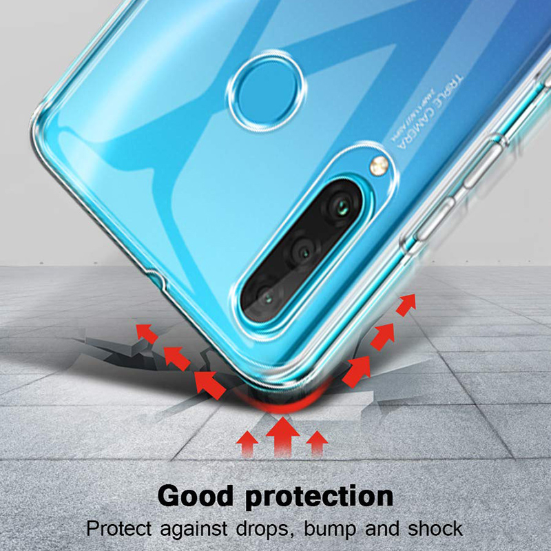 Ốp lưng TPU silicone trong suốt chống sốc cho Huawei Mate 20 X Honor 8X Y7a Y7 Pro Y7P Y5P Y6P Y6s Y9s Y9 Prime 2019