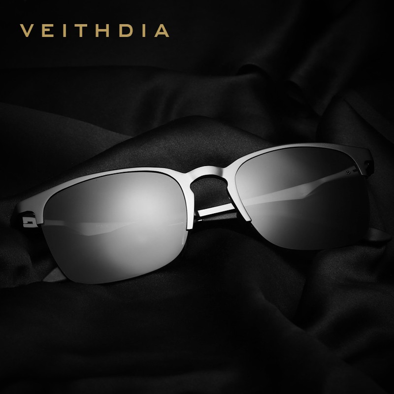 Kính Mát VEITHDIA 6631 Phân Cực Al-Mg Retro Unisex