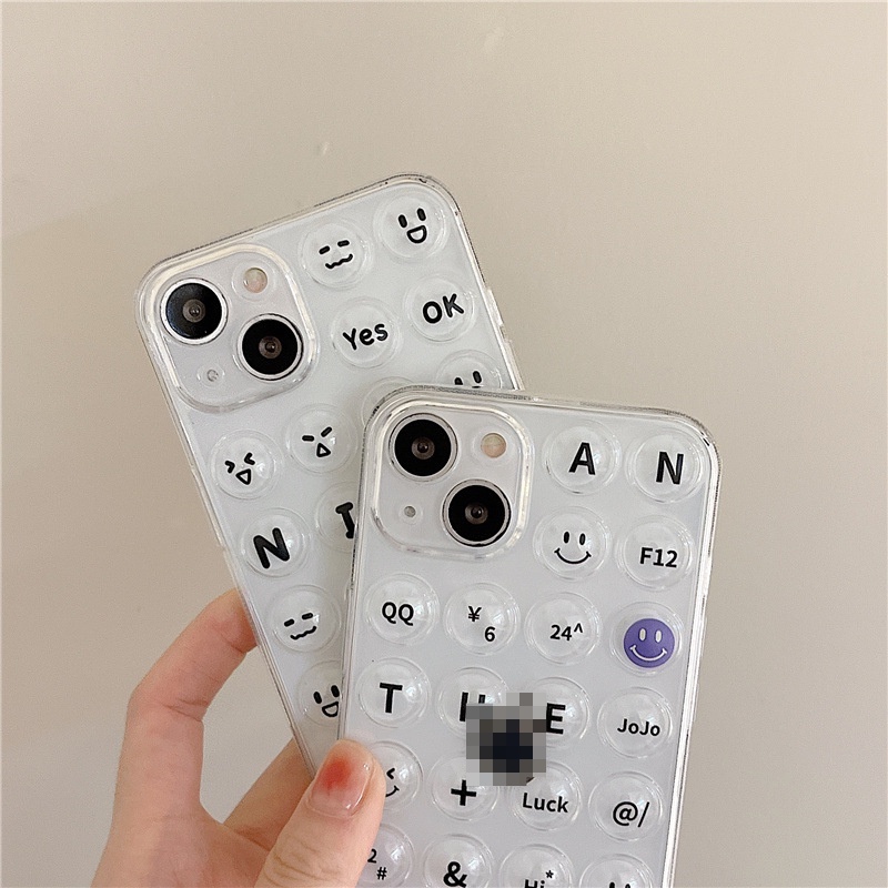 Ốp lưng iphone Ốp Điện Thoại Trong Suốt Hình Bong Bóng Cho iphone13 12Promax 6/6splus/7/7plus/8/8plus/x/xr/14pro/11/12/13/pro/max/plus/promax Dinuo case