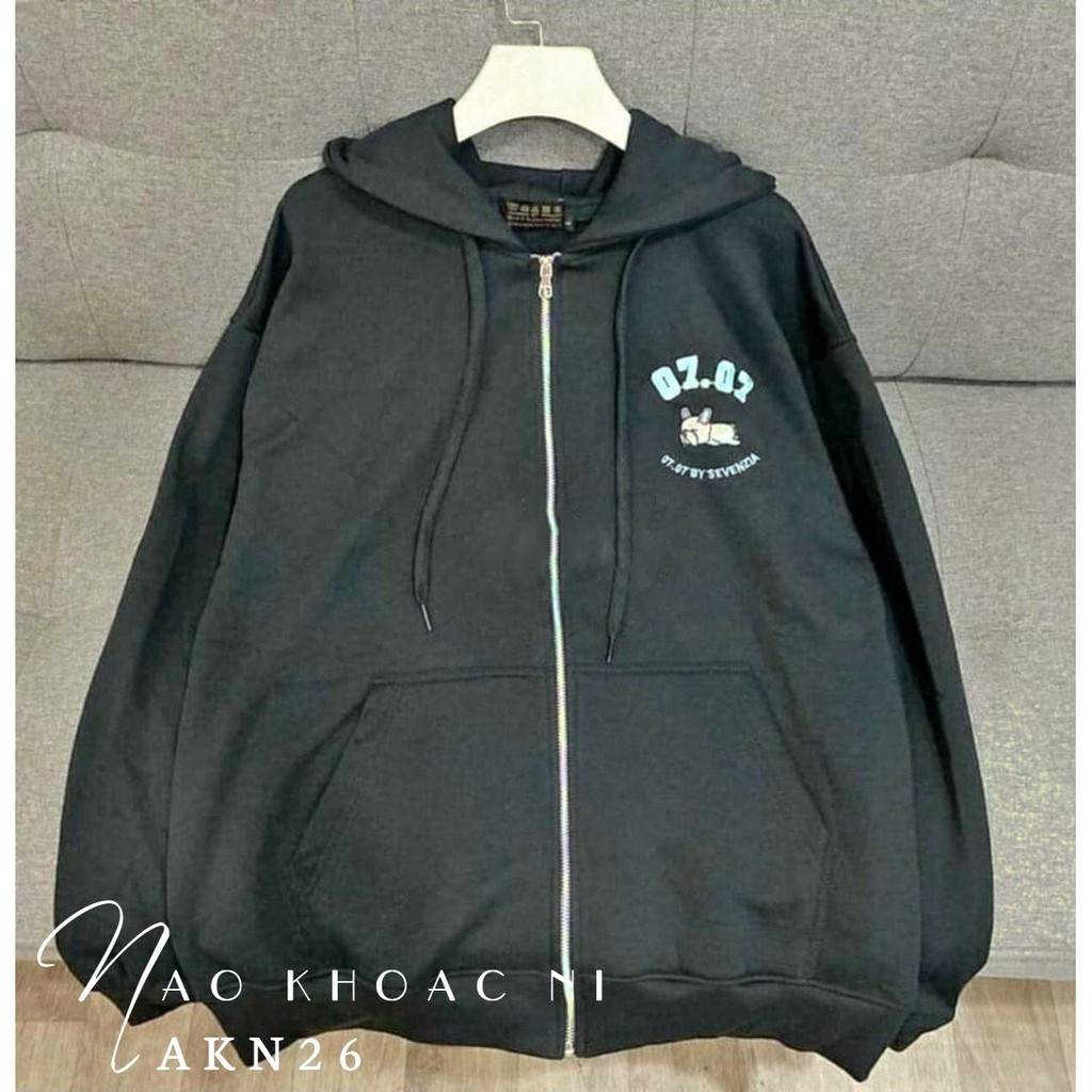 ÁO KHOÁC NỈ DÂY KÉO NAM NỮ UNISEX THÊU CÚN 0707 CỰC HOT AKN26 ⚡FREESHIP⚡100% ẢNH THẬT⚡ NN CHUYÊN SỈ - NN STORE | BigBuy360 - bigbuy360.vn