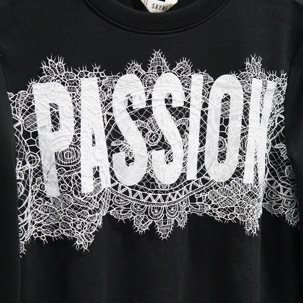 ÁO NỈ NỮ PASSION PHỐI REN | BigBuy360 - bigbuy360.vn