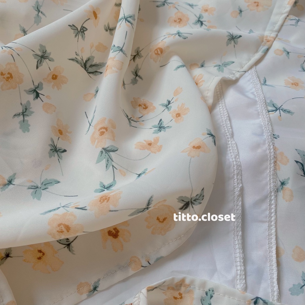 Váy Babydoll Hoa Nhí Ulzzang - Titto Closet