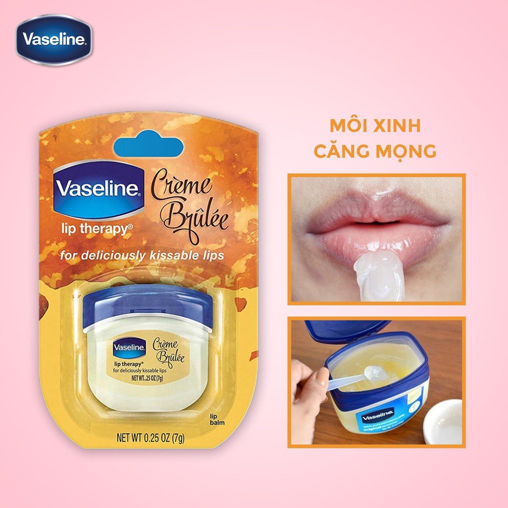 Sáp Dưỡng Môi Mềm Mịn Vaseline 7g Lip Therapy