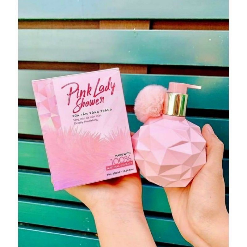 Sữa tắm xông trắng pink lady