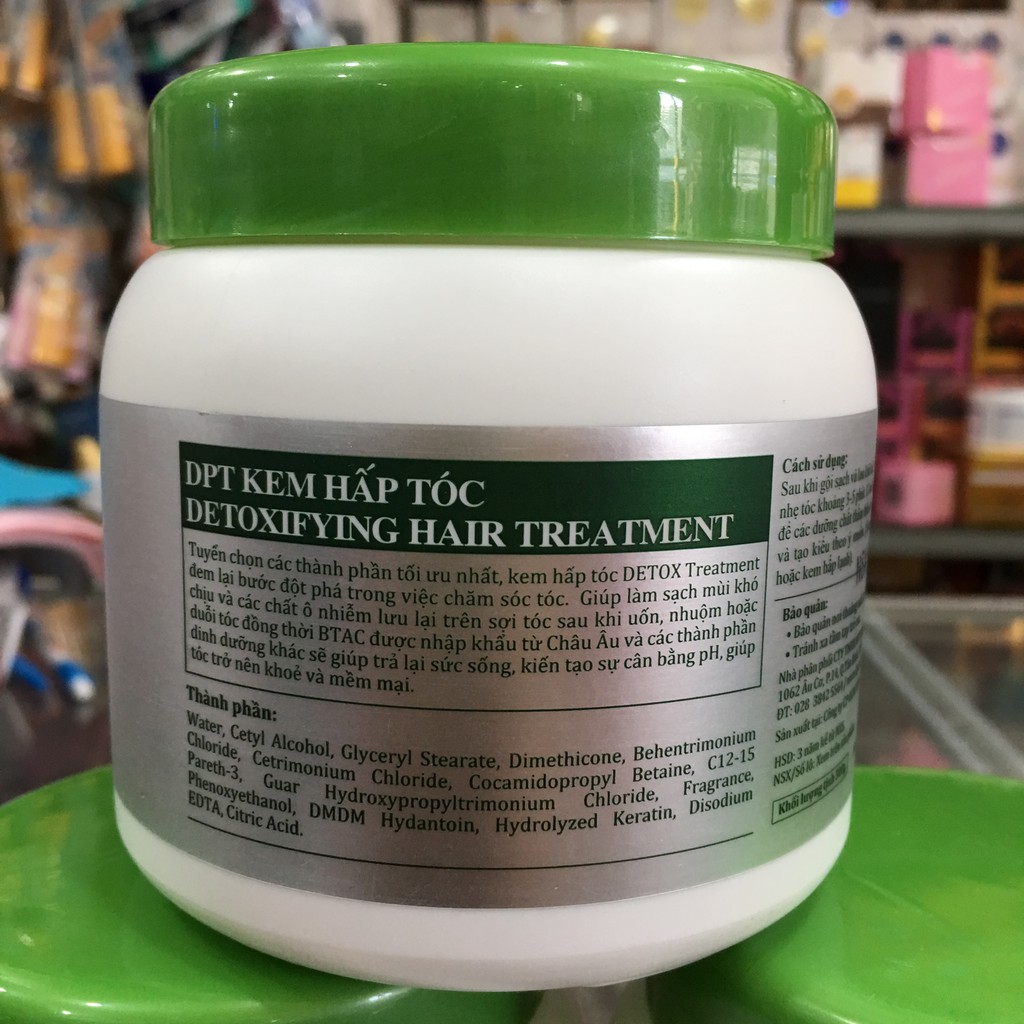 Kem hấp tóc Detoxifying Hair Treatment 500g