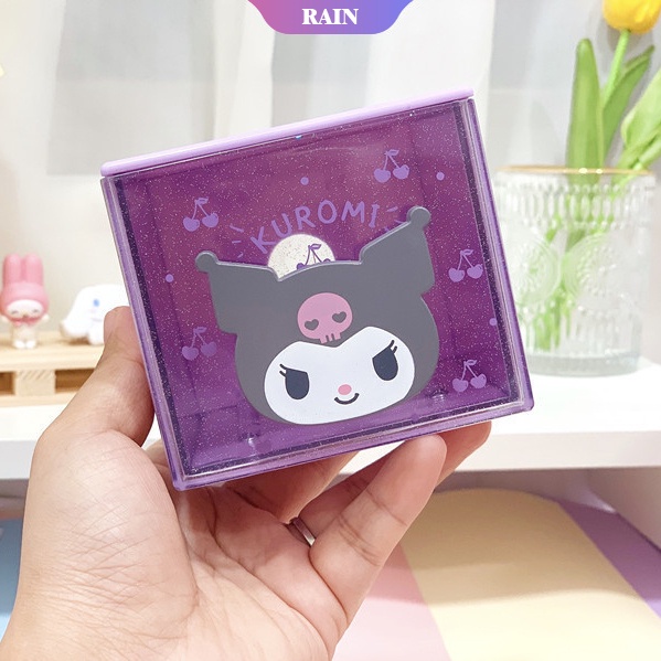 Hộp Đựng Trang Sức Chống Bụi Bẩn Thiết Kế Kiểu Ngăn Kéo Trong Suốt Kích Thước 9Cmx9Cmx8Cm In Họa Tiết Độc Đáo