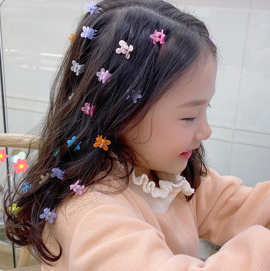 Set 20 Kẹp Tóc Hình Bông Hoa Xinh Xắn Cho Nữ