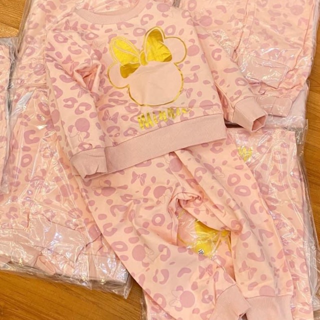 Bộ Minnie bé gái hồng
