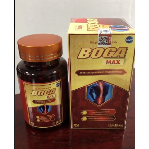 Boca max - giúp giảm viêm khớp, sưng khớp - hộp 60 viên - Thuốc Việt 24h