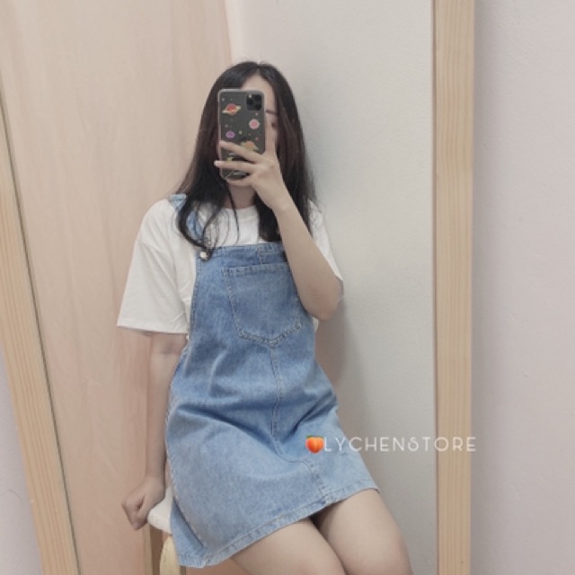 [Mã FATHANG5 giảm 10K đơn 50K] Yếm jeans 3 màu