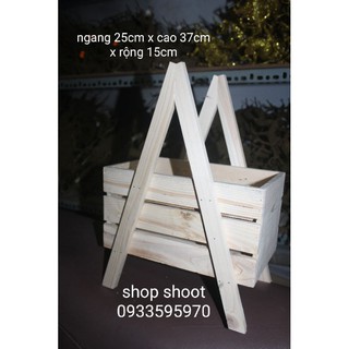 HỘP GỖ XÍCH ĐU DÙNG CẮM HOA