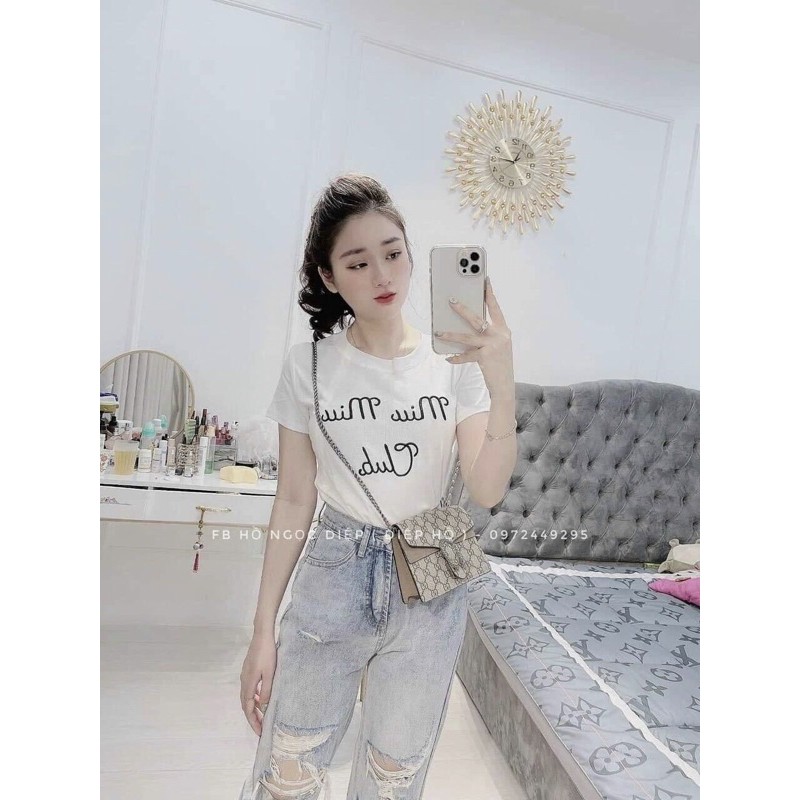 Áo phông ôm miu miu