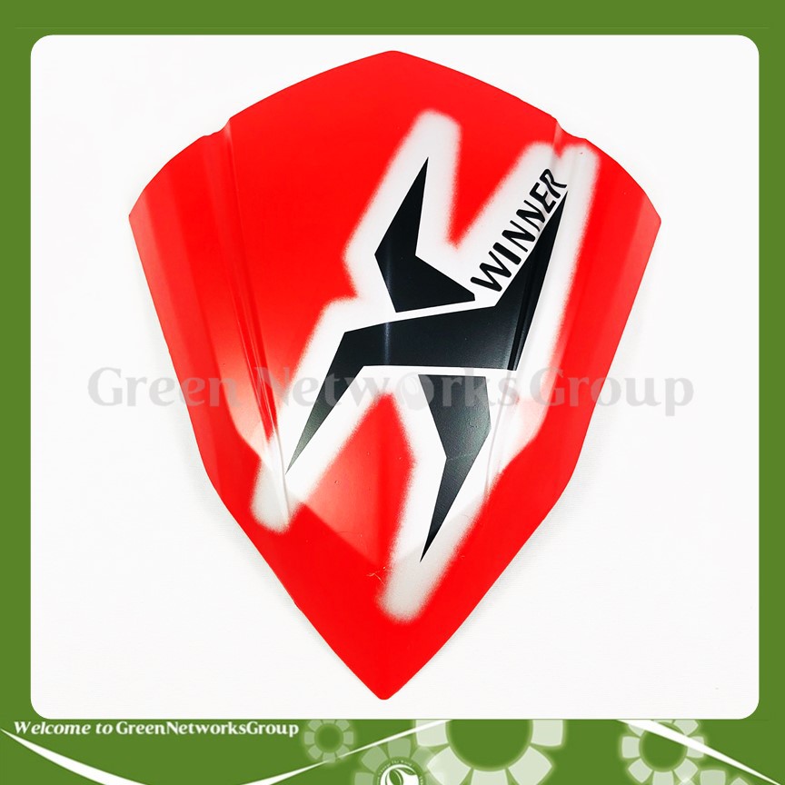 Ốp đầu xe Winner X màu đỏ Greennetworks