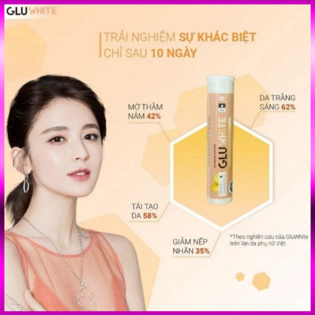 Viên Uống Trắng Da Glutathione Dạng Sủi Với Collagen, Vitamin C Hỗ Trợ Làm Đẹp Da, Giảm Mờ Nám. Hiệu Quả Sau 30 Ngày | BigBuy360 - bigbuy360.vn