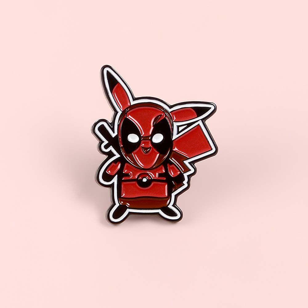 Ghim Cài Áo Hình Nhân Vật Deadpool Cổ Điển Cho Nữ
