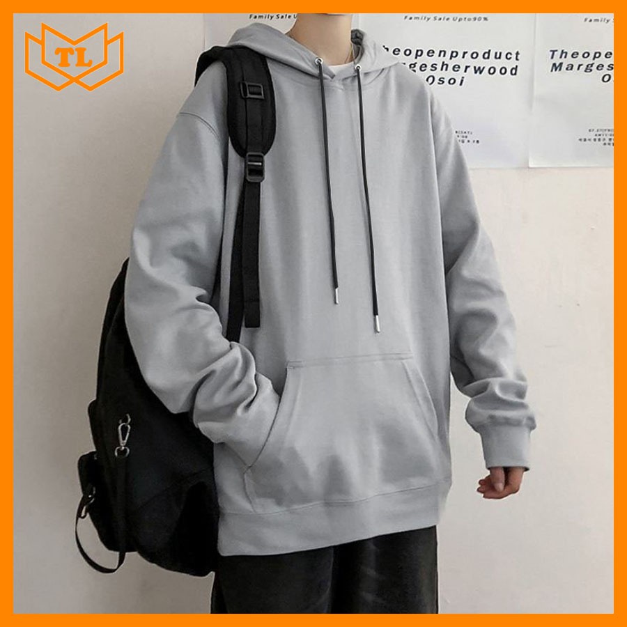 Áo hoodie unisex trơn thời trang TL858 Shop Thành Long