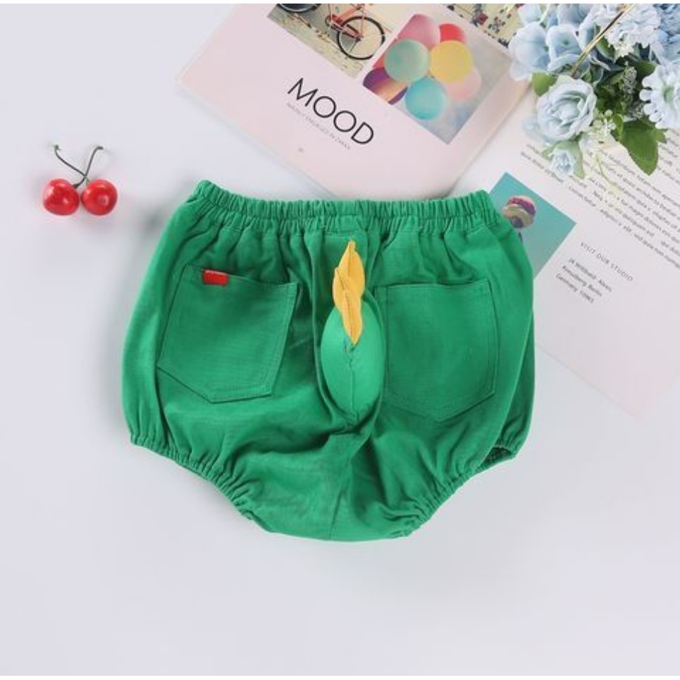Quần Cotton Màu Đen Thêu Họa Tiết Khủng Long Hoạt Hình Nhiều Màu Thời Trang Mùa Hè Cho Bé