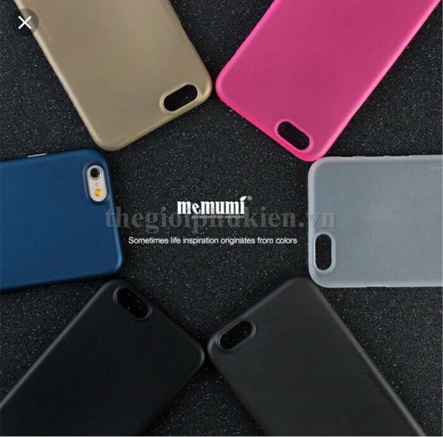 Ốp lưng nhám siêu mỏng IPhone 6 Plus/ 6S Plus hiệu Memumi chính hãng