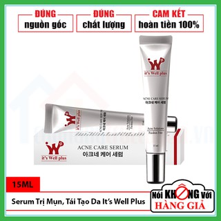 [SẢN PHẨM TRỊ MỤN] Serum Hỗ Trợ Đặc Trị Mụn Tận Gốc Và Làm Đầy Sẹo Acne Care Serum 15Ml It's Well Plus | Chính Hãng