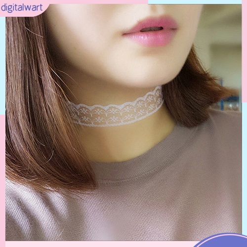 Vòng Cổ Choker Ren Phong Cách Cổ Điển Thanh Lịch Dành Cho Nữ