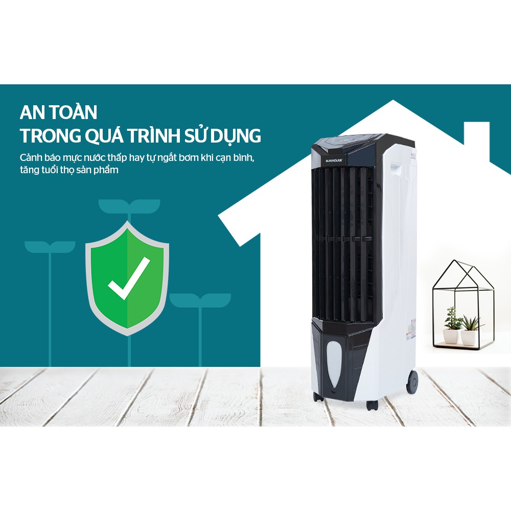 MÁY LÀM MÁT KHÔNG KHÍ SUNHOUSE SHD7719 + Tặng quạt hình thú ngộ nghĩnh