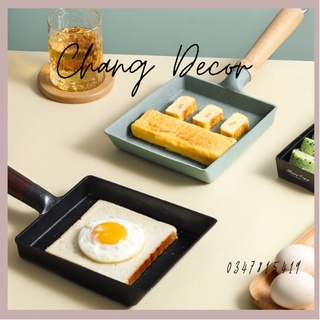 Chảo chữ nhật chống dính chiên trứng cuộn ,