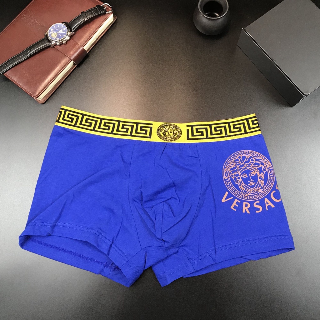 Versace Quần Lót Boxer cotton Mềm Chất Lượng Cao Cho Nam