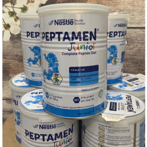 SỮA BỘT NESTLE PEPTAMEN JUNIOR 400G CHO TRẺ TRẾN 1 TUỔI