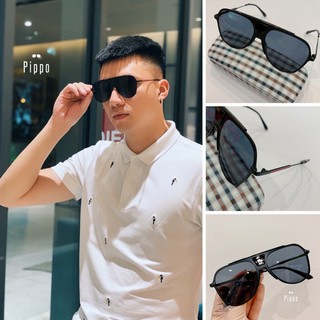 [HOT] Kính nam trơn gọng nhỏ 2 màu đen, trắng tráng gương siêu sang sịn mịn