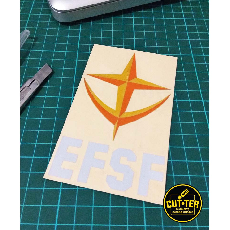 Cutting Sticker Gundam E.f.s.f