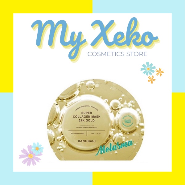 Mặt nạ dưỡng da Banobagi 24K Gold Melasma giảm nám, chống lão hóa da Hàn Quốc [My Xeko]