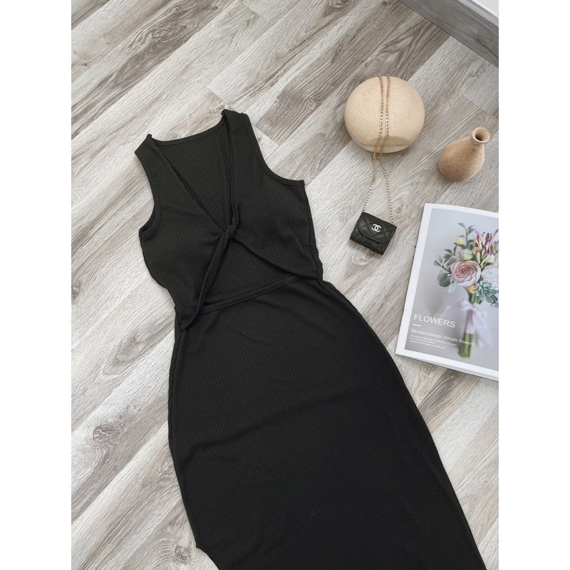 ĐẦM BODY ĐEN XOẮN NGỰC HỞ EO QUYẾN RŨ | BigBuy360 - bigbuy360.vn