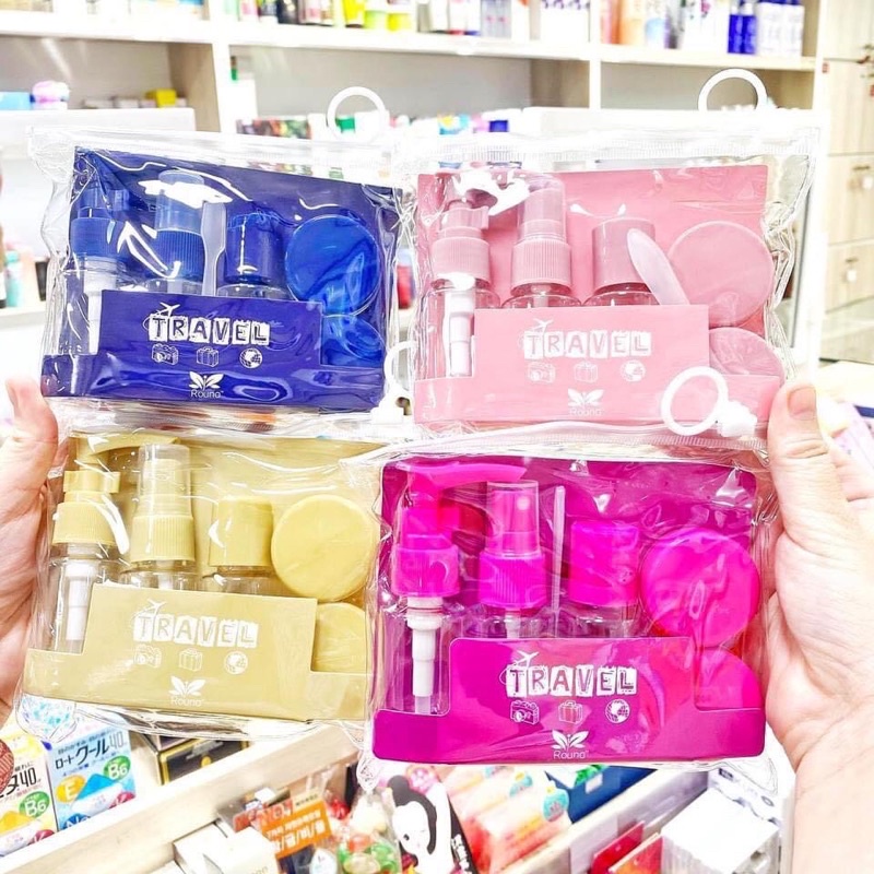 BỘ CHIẾT MỸ PHẨM TRAVEL 5 MÓN