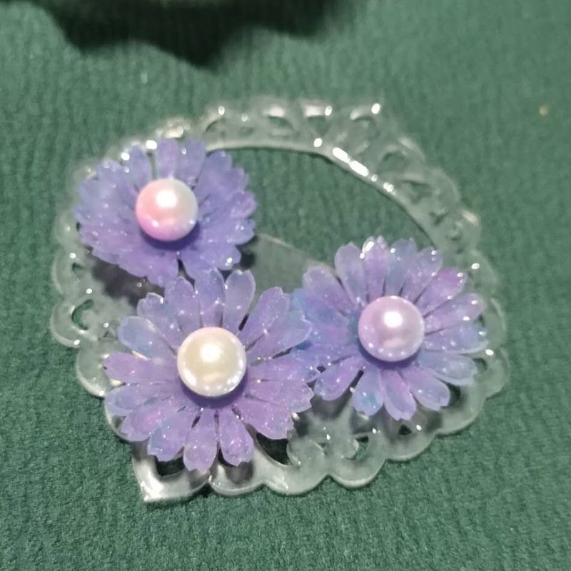 Hoa tiểu cúc nhựa co nhiệt plastic shrink cắt sẵn làm thủ công handmade diy