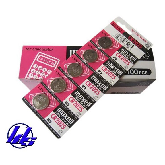 Pin CR2025 Maxell lithium 3V  Vỉ 1 viên - Made in Japan