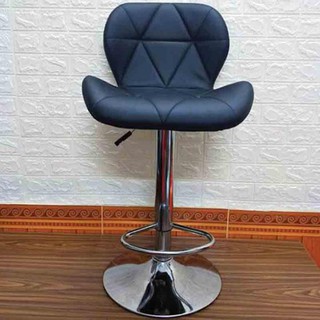 Ghế Eames bọc da tam giác chân bar