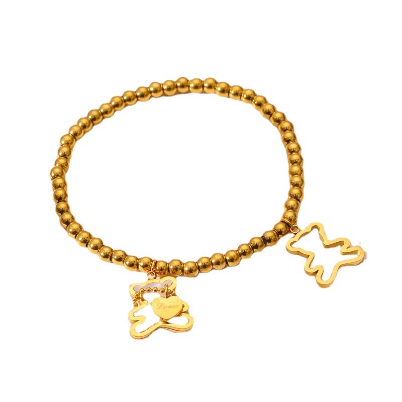 Vòng Tay Thép Titan Đơn Giản Thời Trang Phong Cách Hàn Quốc Cho Nữ