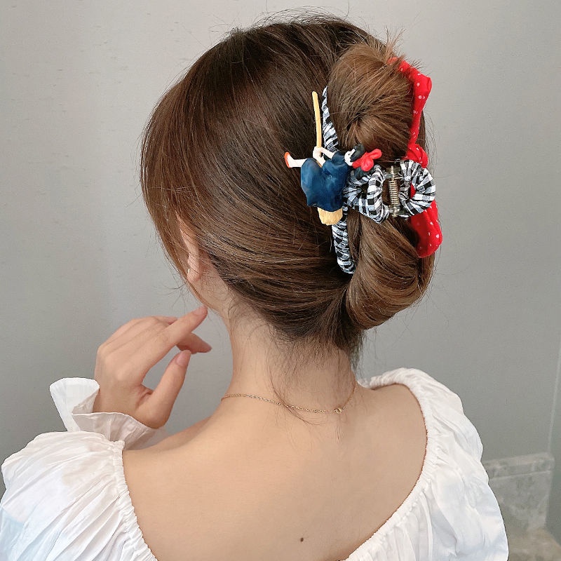 Kẹp Tóc Thiết Kế Hình Hoạt Hình Dễ Thương Ngọt Ngào Phong Cách Nhật Bản Dành Cho Nữ