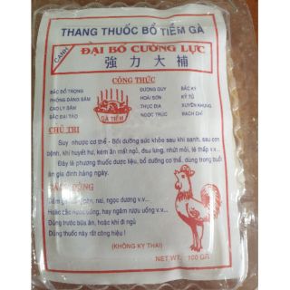Thang thuốc bổ tiềm gà#tl 100gr# hsd 12 tháng