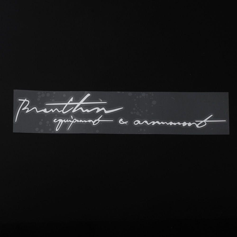 SUYO Miếng Dán Chữ Tiếng Anh Màu Trắng / Đen Chống Thấm Nước Trang Trí Xe Hơi