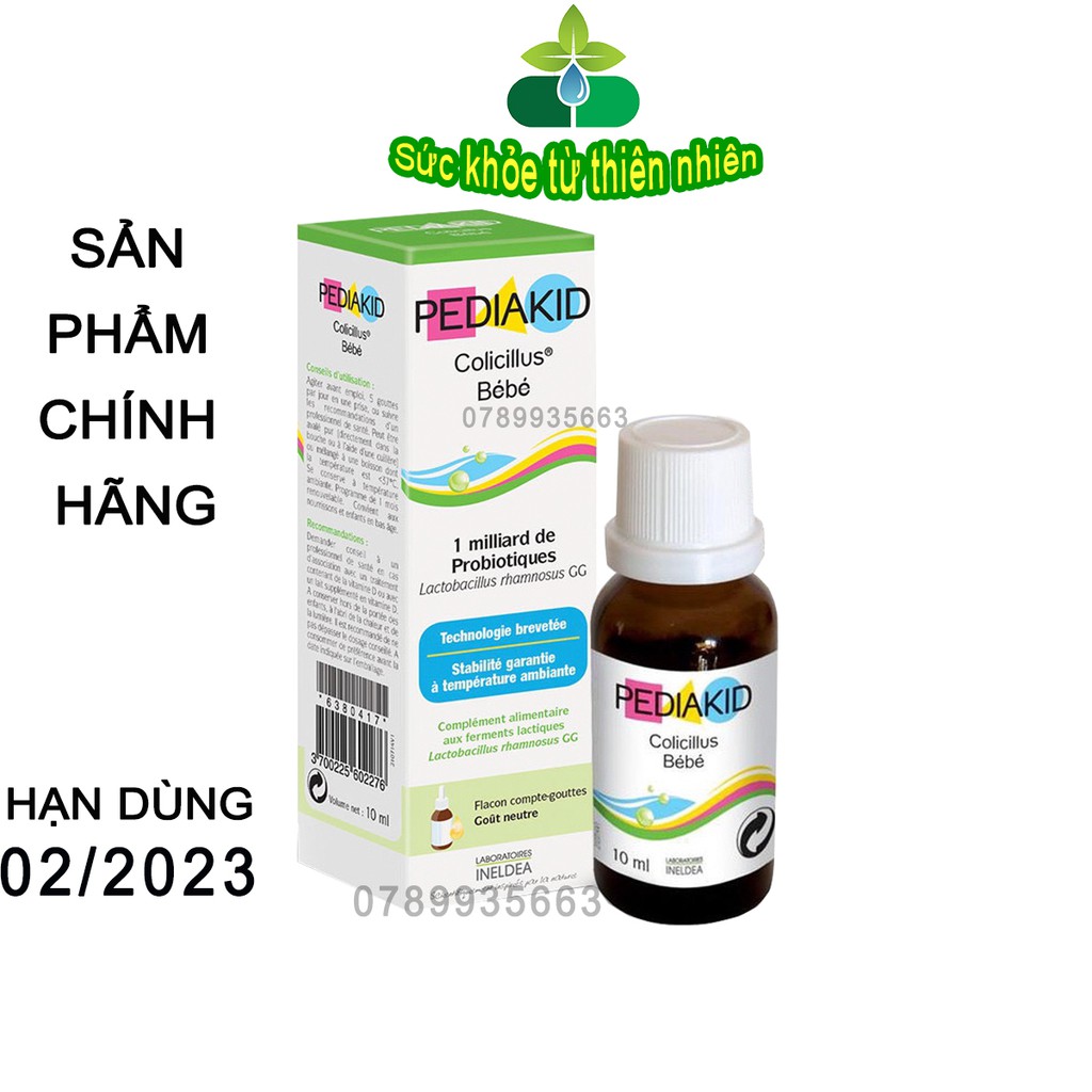 Pediakid Colicilus BéBé - Men Vi Sinh Dạng Giọt 10ml . Cho Bé Một Hệ Tiêu Hóa Khỏe Mạnh - Pháp