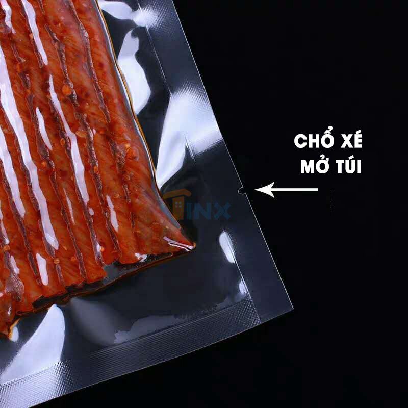 1kg Túi hút chân không PA 2 mặt trơn, 1 mặt nhám 1 mặt trơn